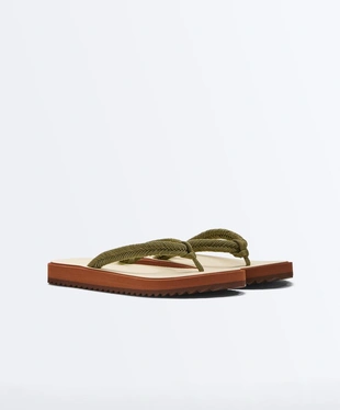 Braided rope beach sandals- Заказать в России