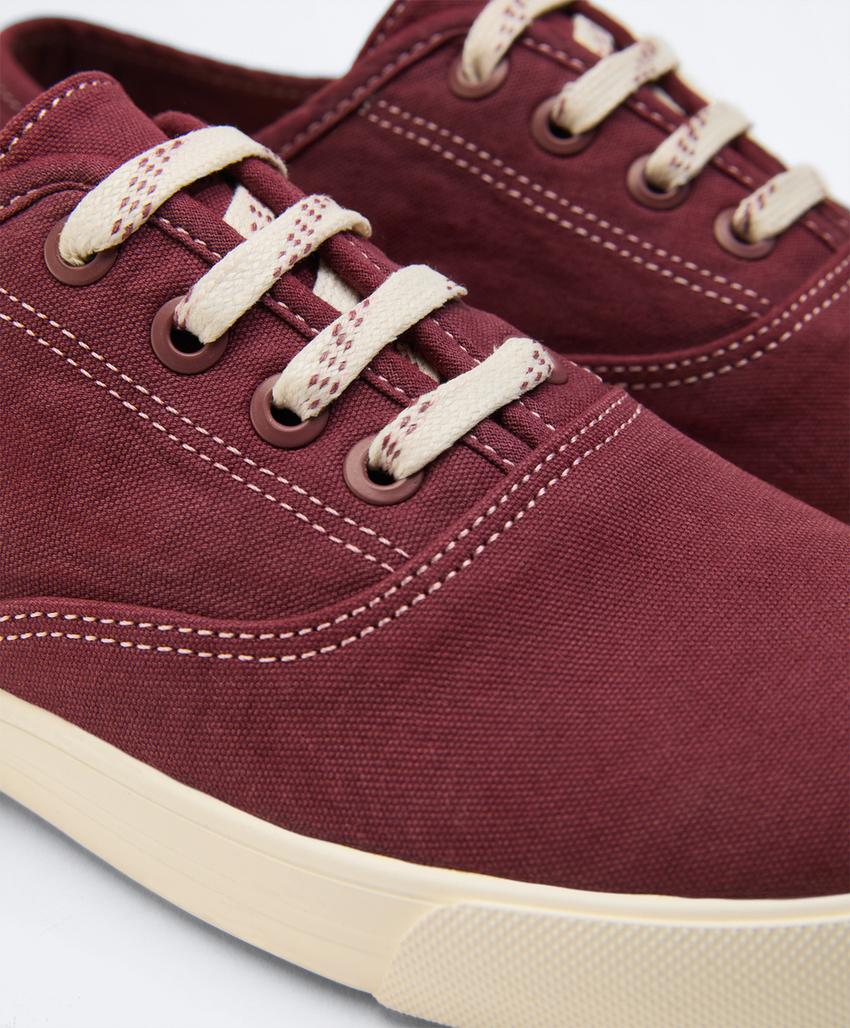 Кеды из холщовой ткани