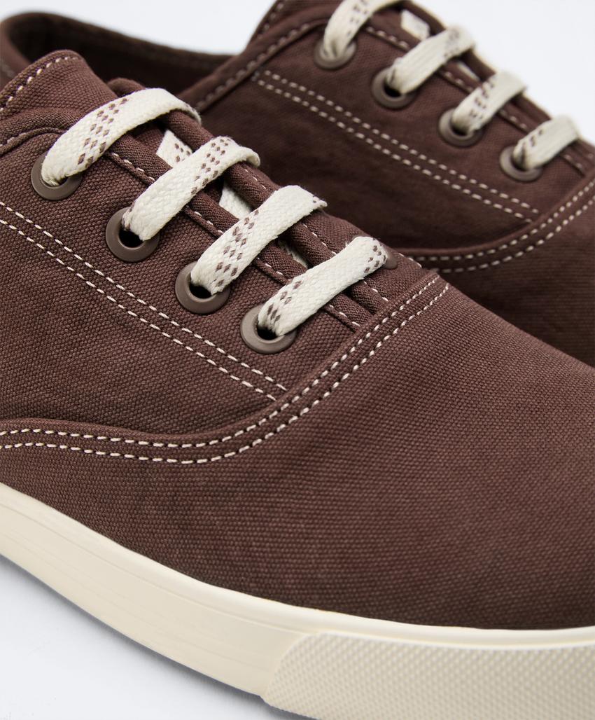 Кеды из холщовой ткани