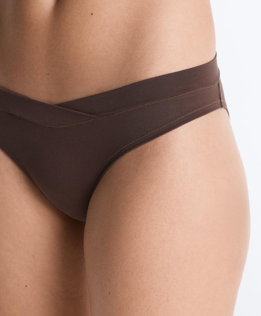 5 классических трусов из смесового модала с V-образным вырезом