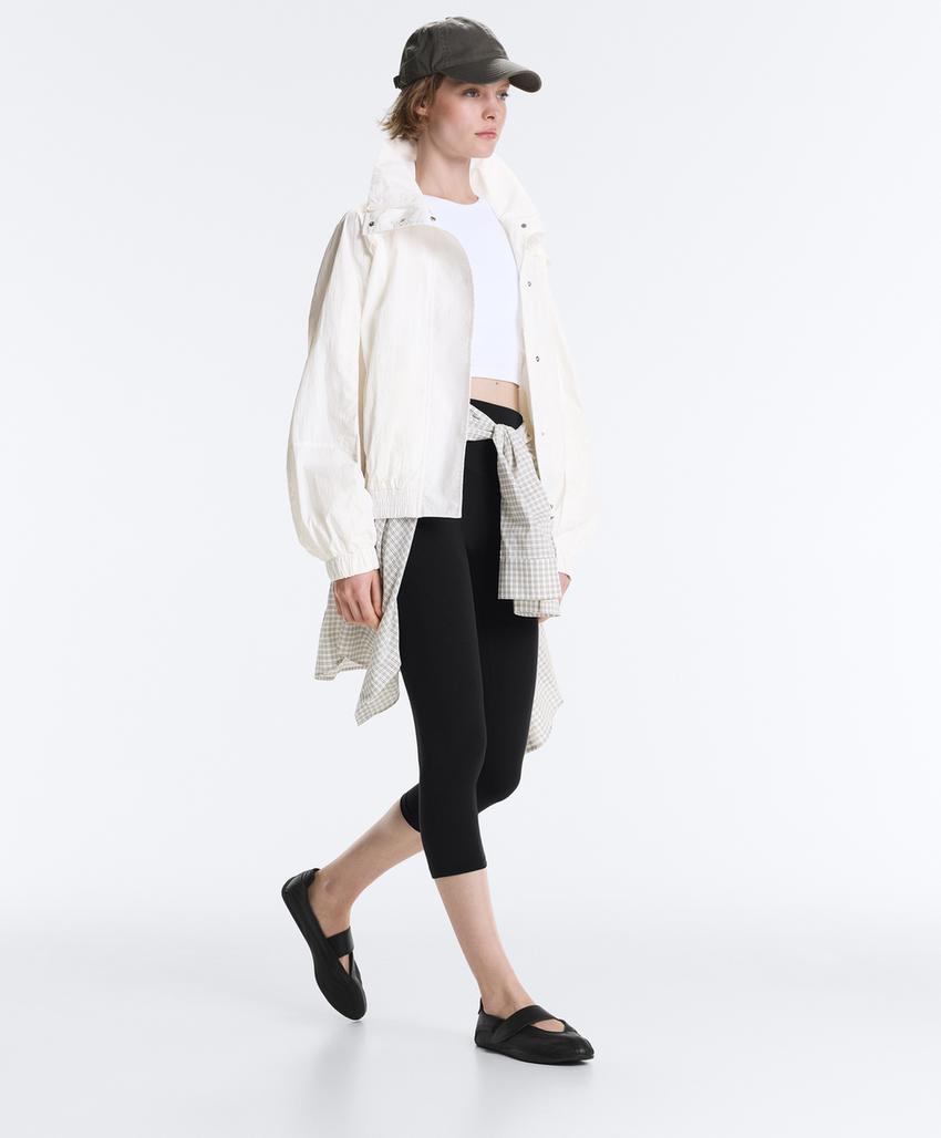 Укороченная водоотталкивающая куртка Track с высоким воротником