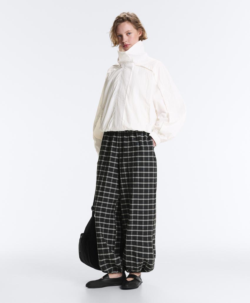 Укороченная водоотталкивающая куртка Track с высоким воротником