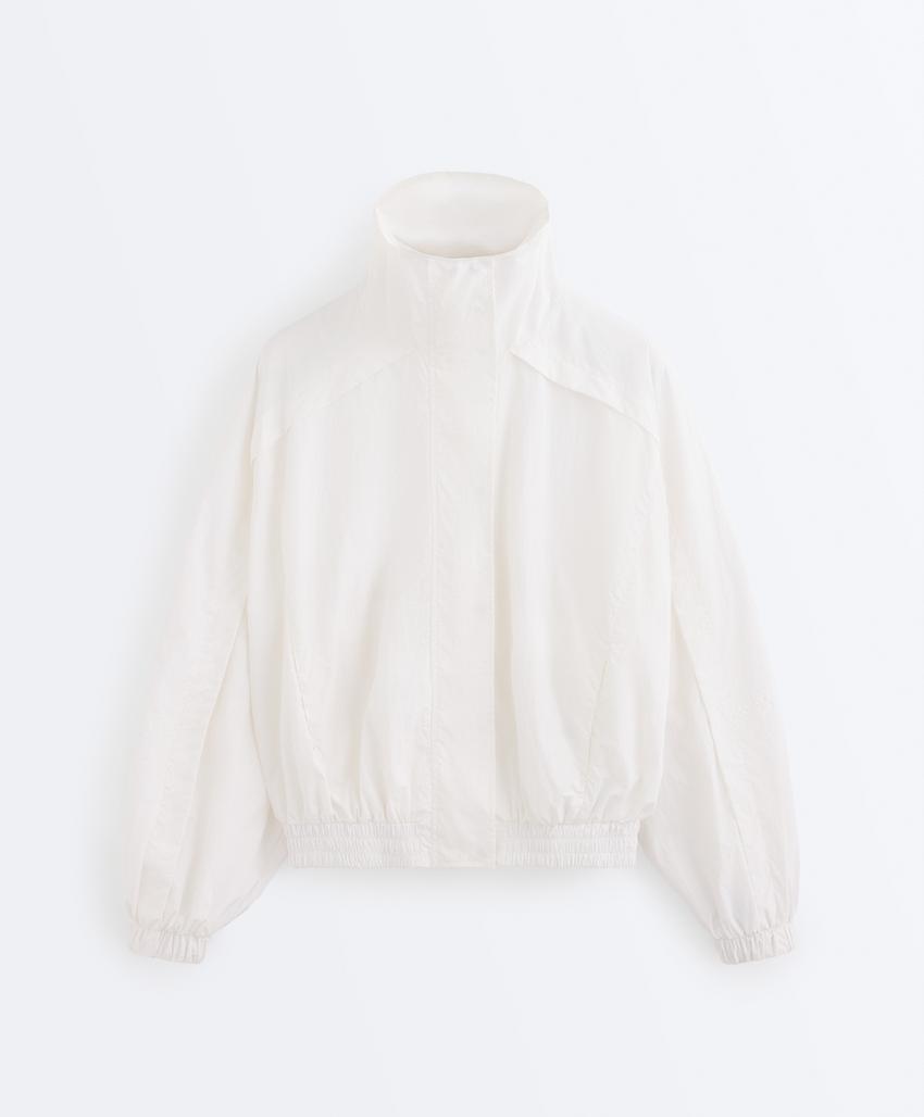 Укороченная водоотталкивающая куртка Track с высоким воротником