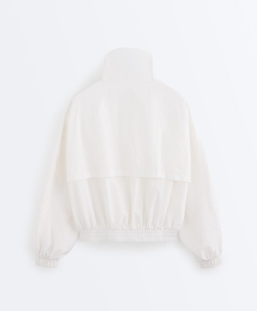 Укороченная водоотталкивающая куртка Track с высоким воротником