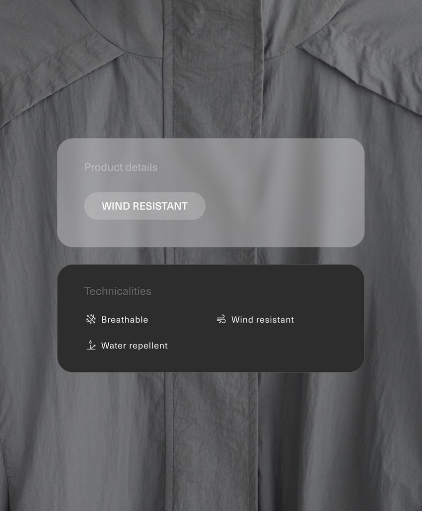 Укороченная водоотталкивающая куртка Track с высоким воротником