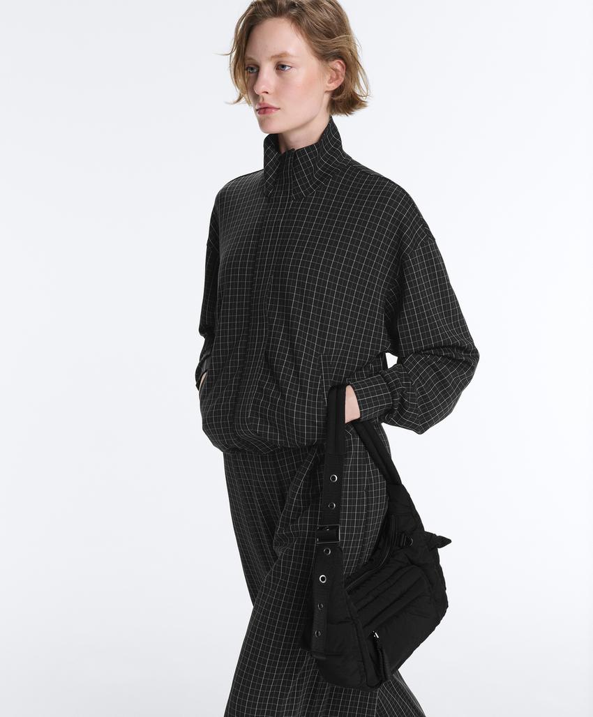 Куртка пике с воротником-стойкой