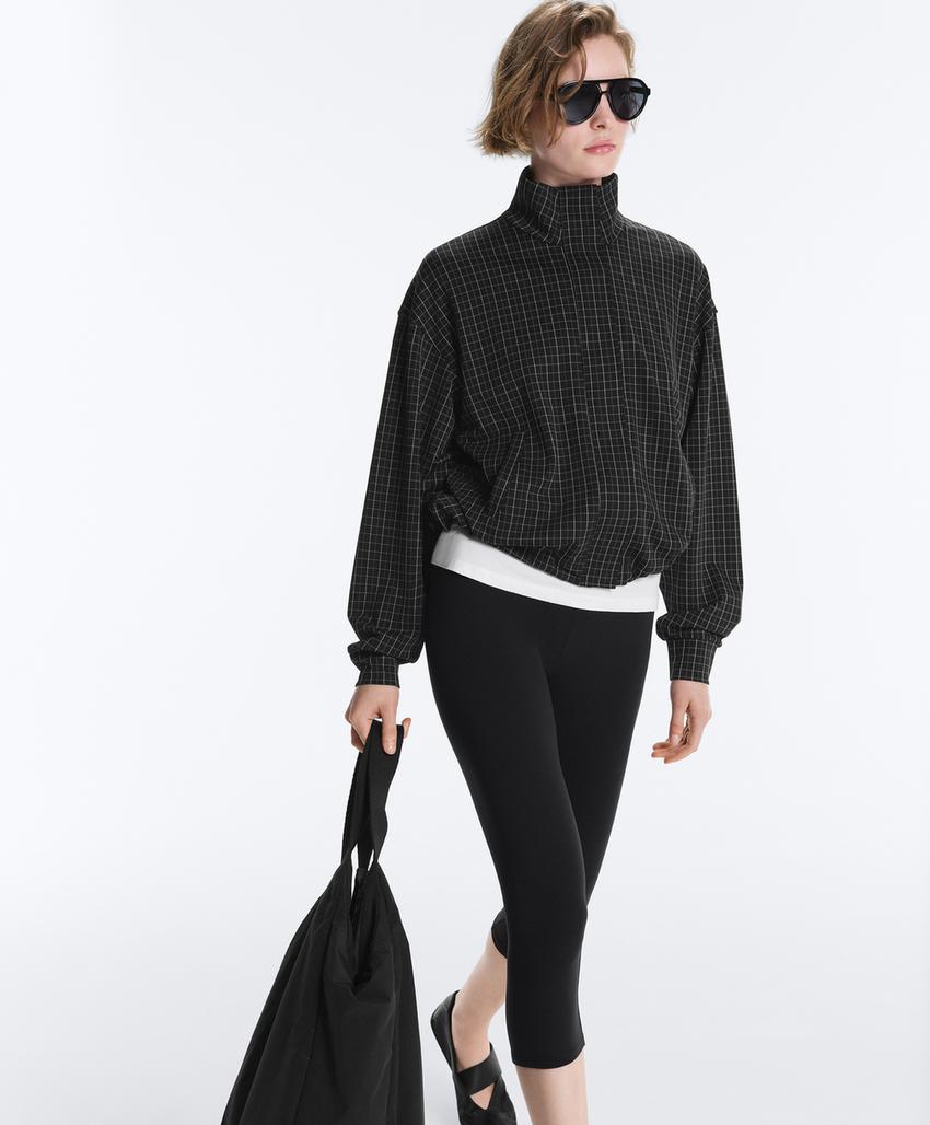 Куртка пике с воротником-стойкой