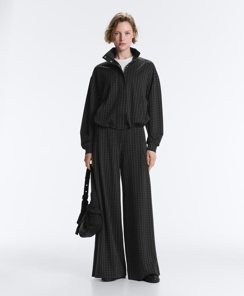 Куртка пике с воротником-стойкой