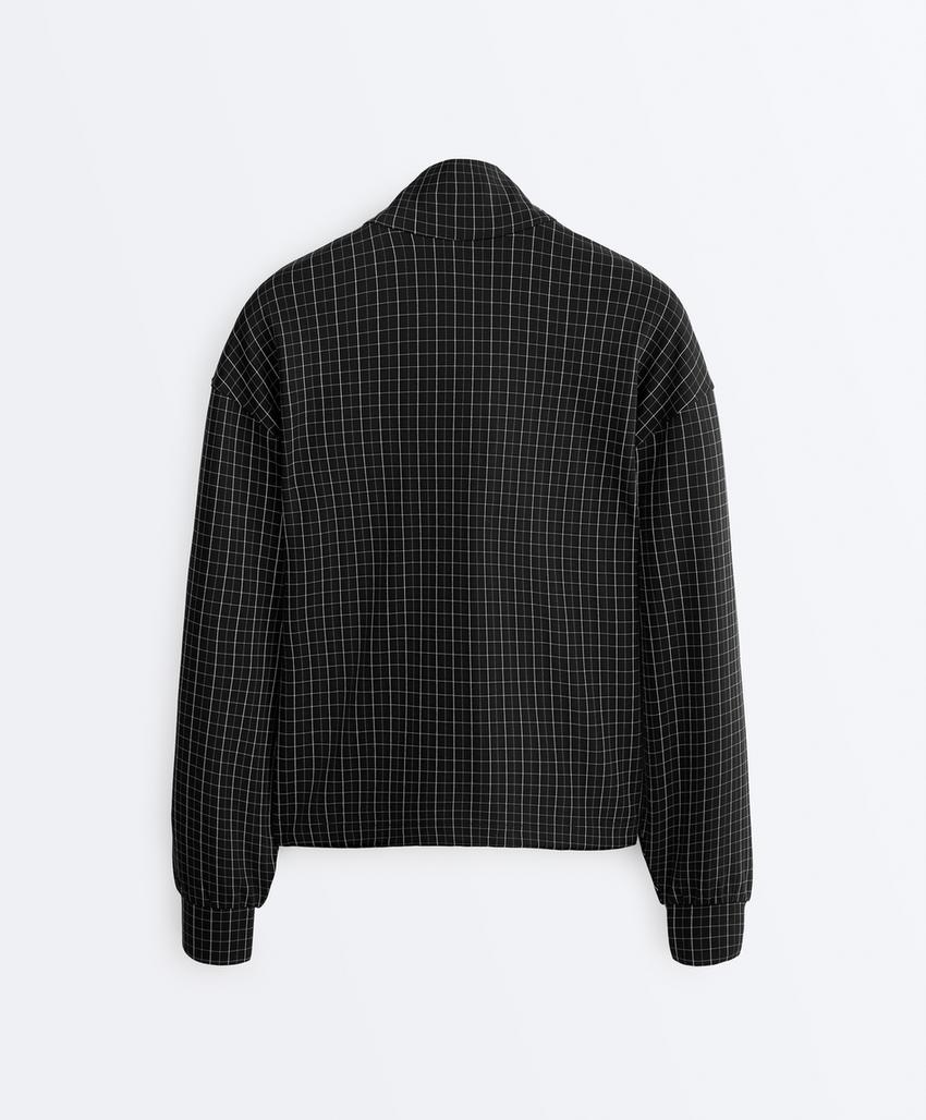 Куртка пике с воротником-стойкой