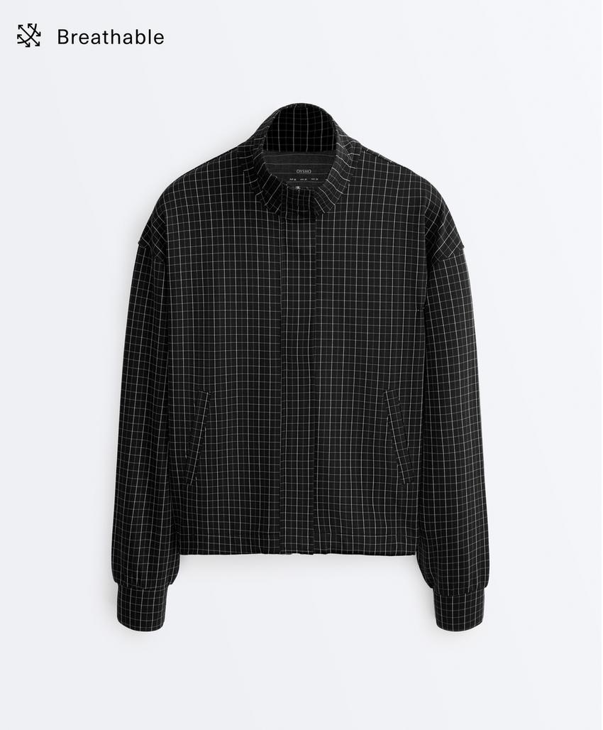 Куртка пике с воротником-стойкой