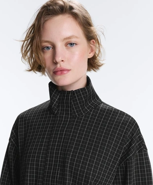 Куртка пике с воротником-стойкой- Заказать в России