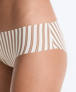 5 invisible laser-cut polyamide blend Brazilian briefs- Заказать в России