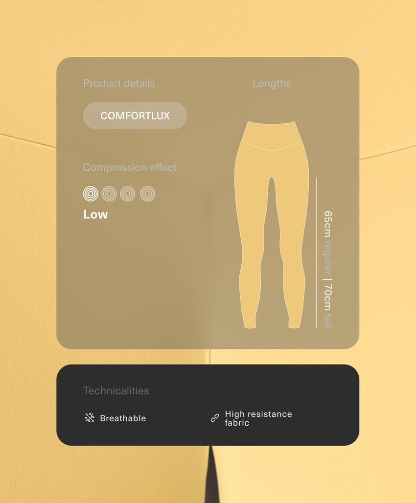 Легинсы длиной до щиколотки Comfortlux с завышенной талией