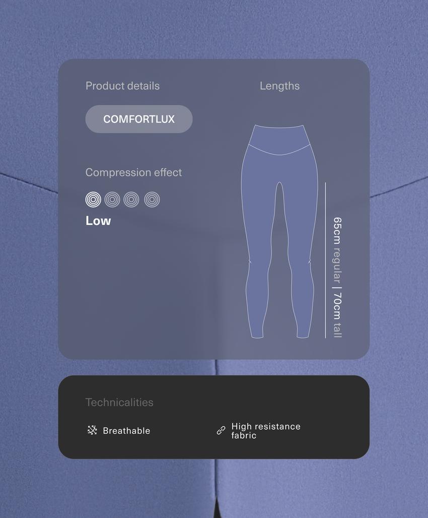 Легинсы длиной до щиколотки Comfortlux с завышенной талией