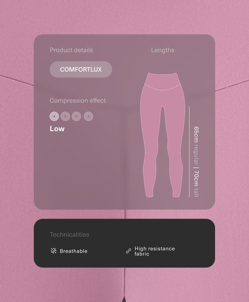 Легинсы длиной до щиколотки Comfortlux с завышенной талией