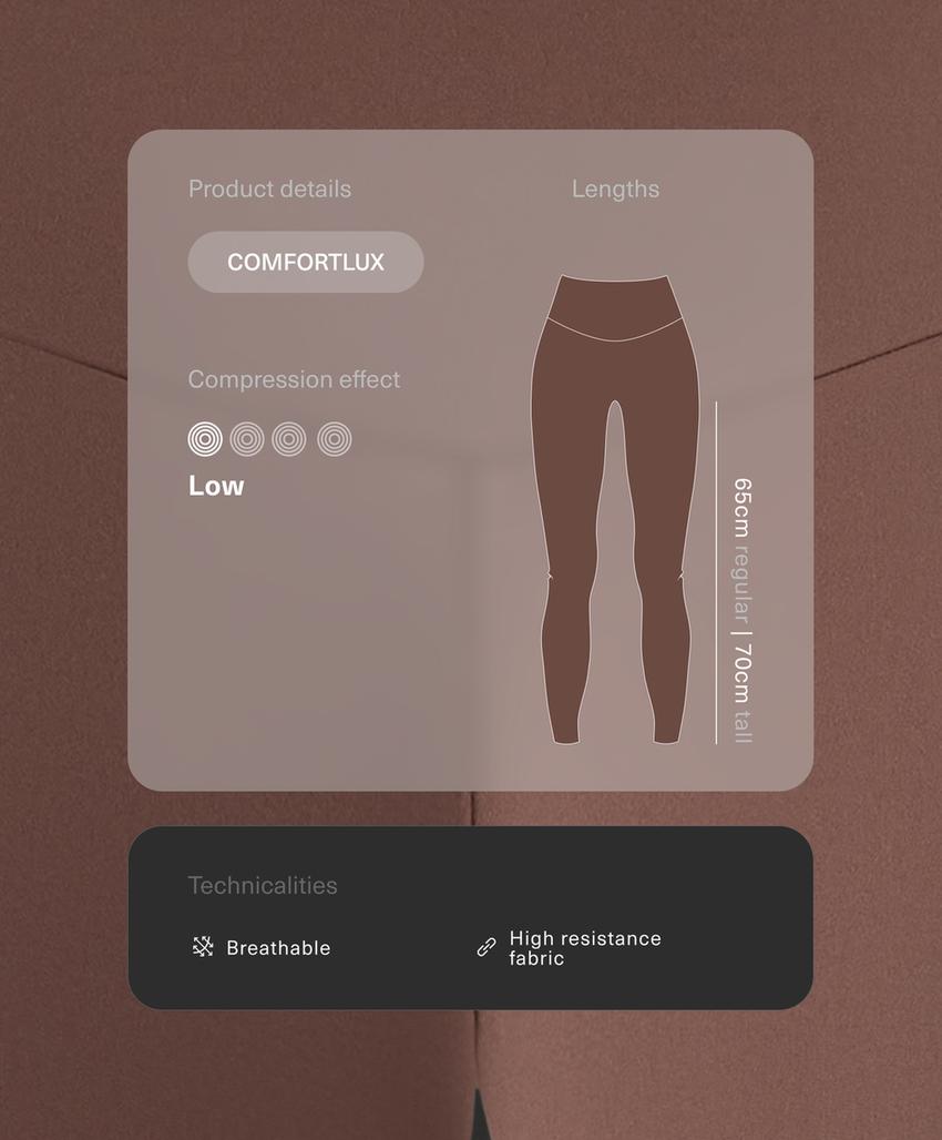 Легинсы длиной до щиколотки Comfortlux с завышенной талией