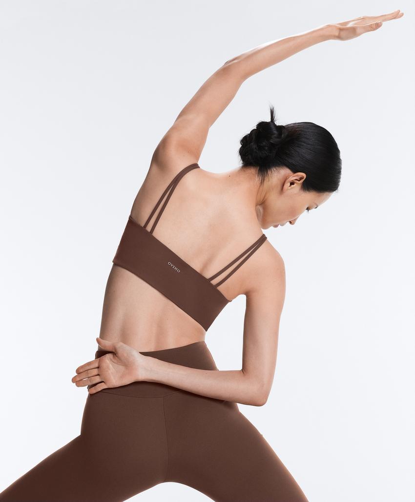 Спортивный бюстгальтер Comfortlux со средней поддержкой и плиссировкой