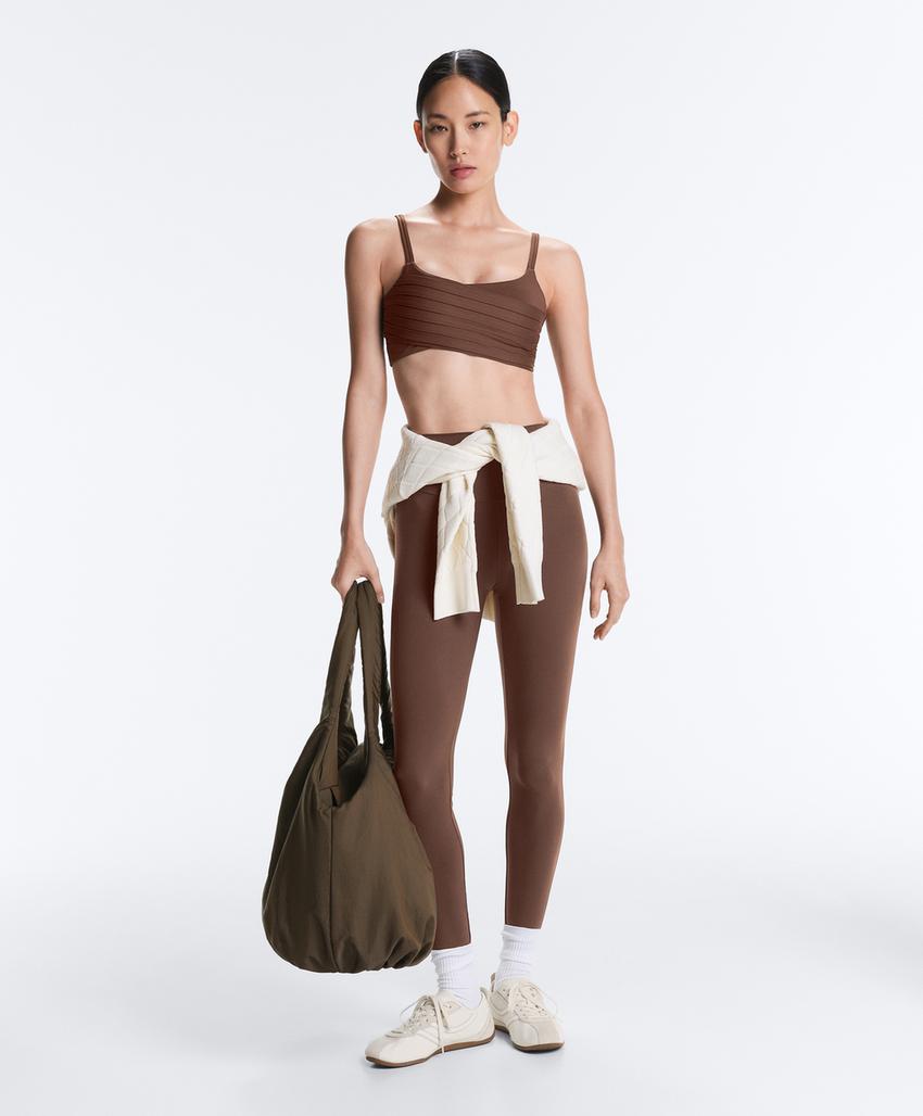 Спортивный бюстгальтер Comfortlux со средней поддержкой и плиссировкой