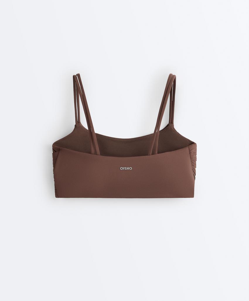 Спортивный бюстгальтер Comfortlux со средней поддержкой и плиссировкой