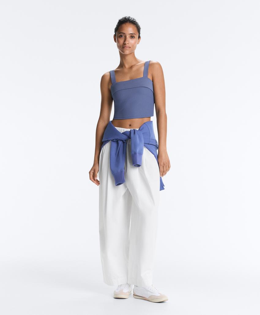 Майка - топ Comfortlux Rib с отворотом