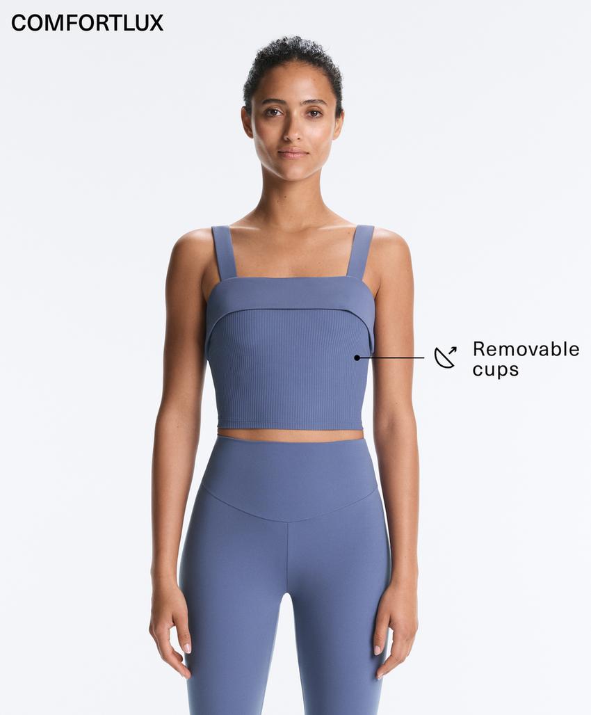 Майка - топ Comfortlux Rib с отворотом