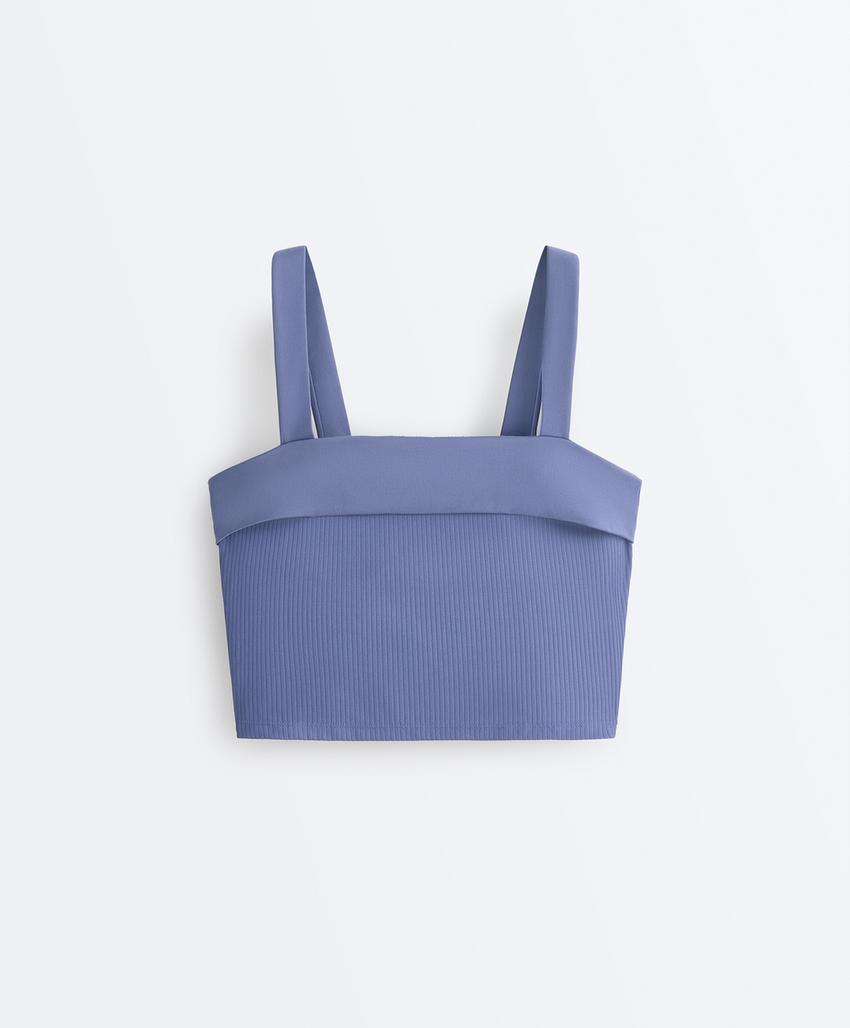 Майка - топ Comfortlux Rib с отворотом