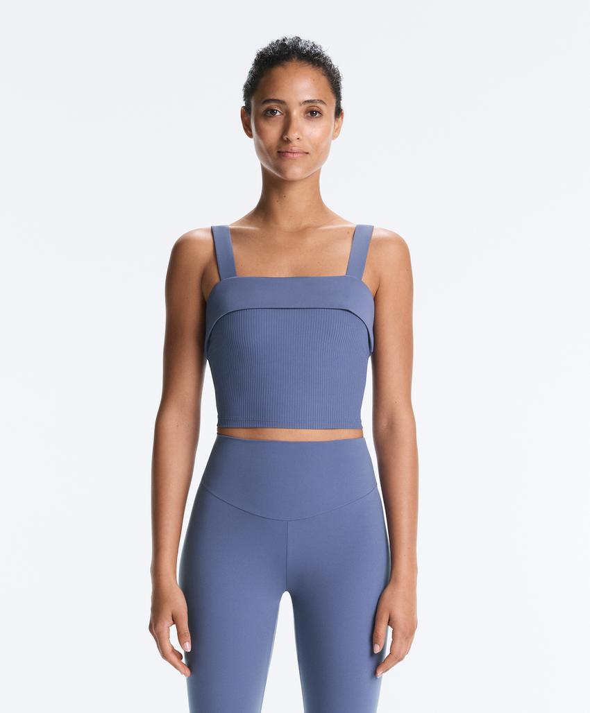 Майка - топ Comfortlux Rib с отворотом