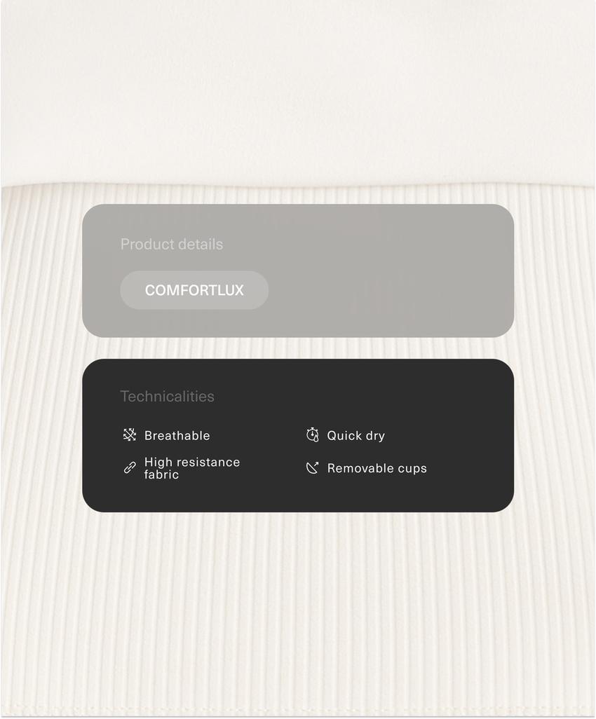 Майка - топ Comfortlux Rib с отворотом