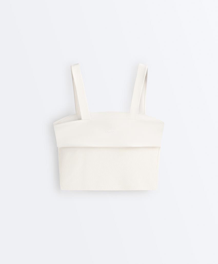 Майка - топ Comfortlux Rib с отворотом