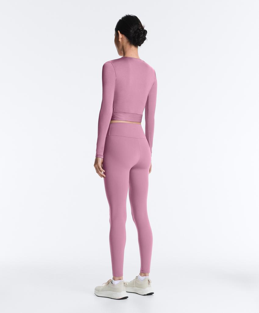 Футболка на запах из смесового лиоцелла