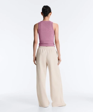 Майка в рубчик из смесового модала- Заказать в России