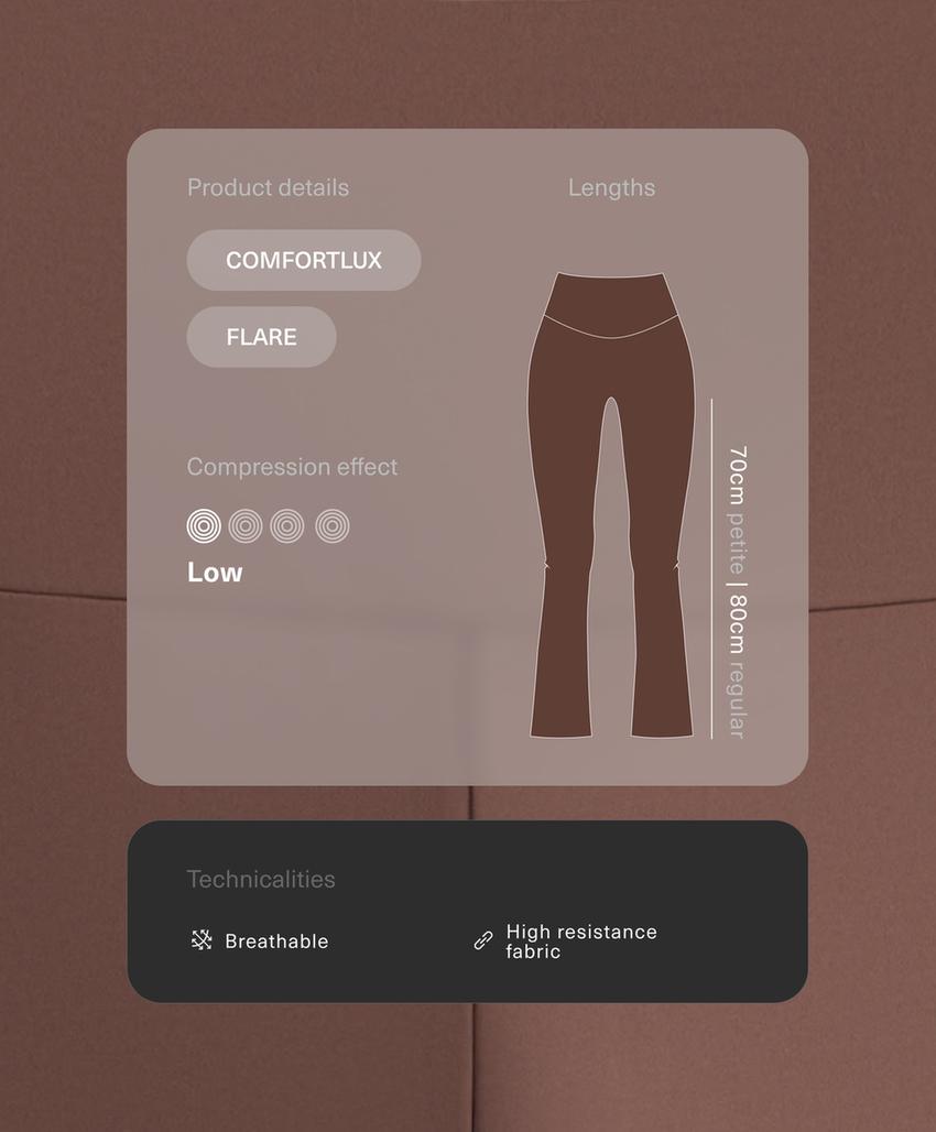 Брюки Flare с высокой посадкой Comfortlux