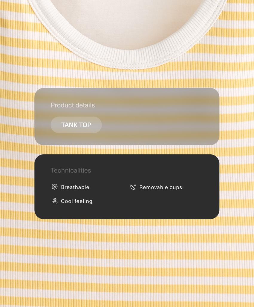 Удлиненный Майка - топ в рубчик с круглым вырезом из модала