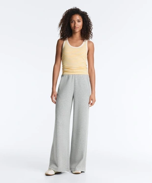 Удлиненный Майка - топ в рубчик с круглым вырезом из модала- Заказать в России