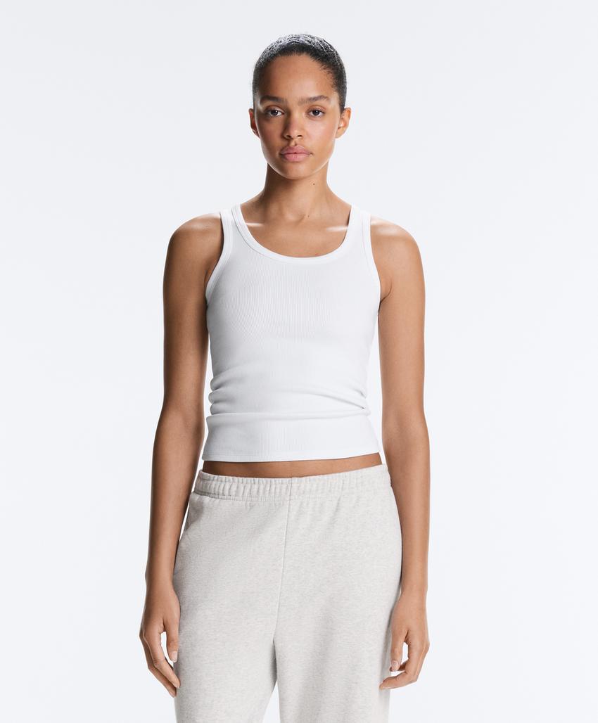 Майка Fitted Rib с хлопком и модалом