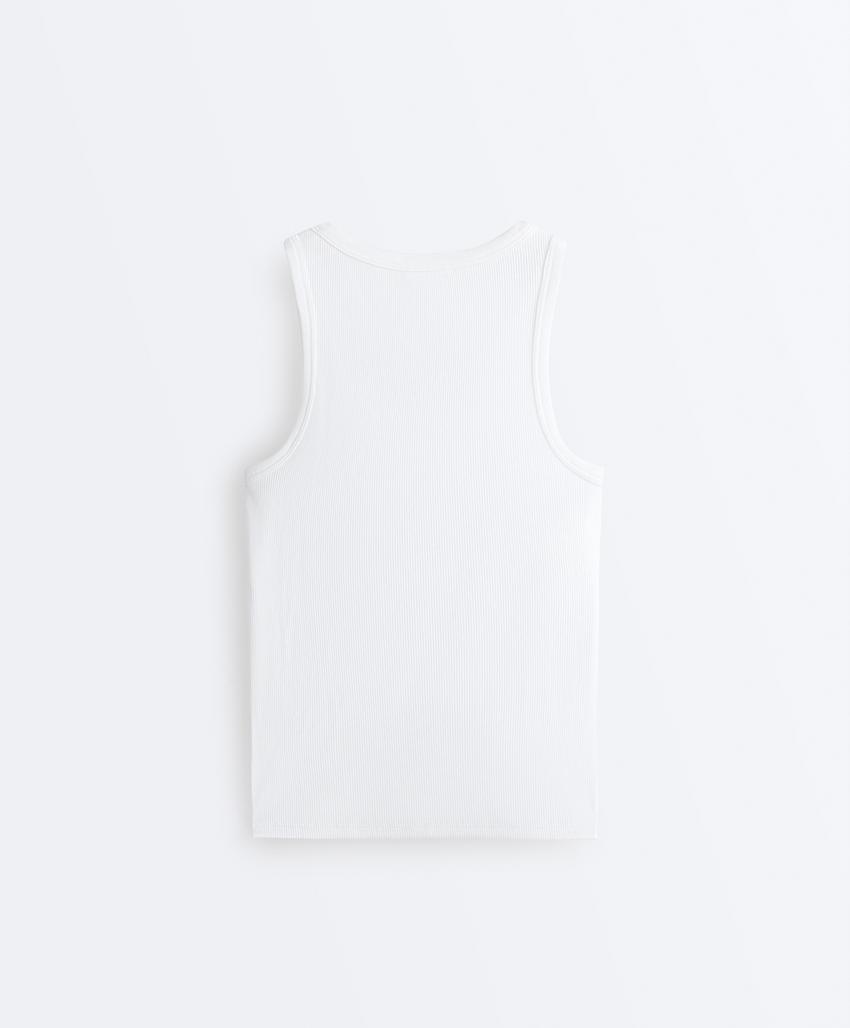 Майка Fitted Rib с хлопком и модалом