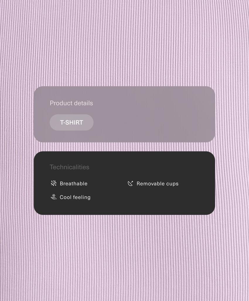 Майка - топ с коротким рукавом из смесового модала в рубчик