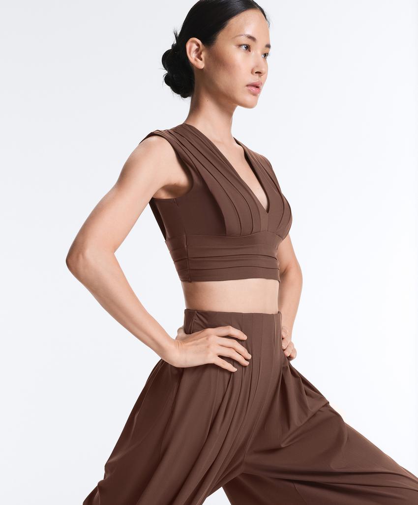 Майка Perfect-adapt плиссированная