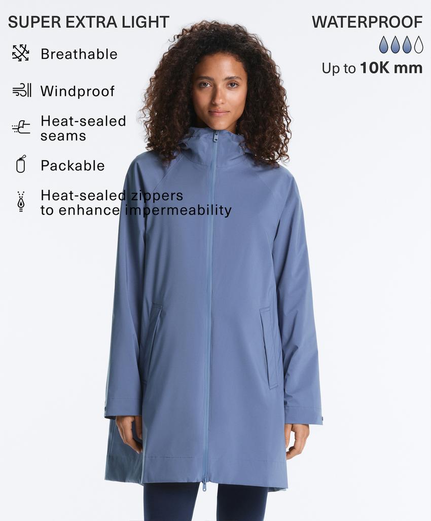Ультралегкая упаковываемая куртка с водонепроницаемостью 10 000 мм