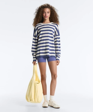 Трикотажный свитер в полоску- Заказать в России