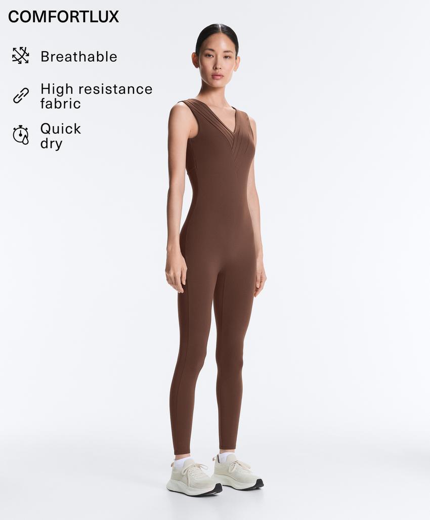 Длинный комбинезон Comfortlux плиссе