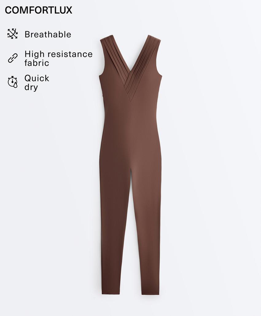 Длинный комбинезон Comfortlux плиссе