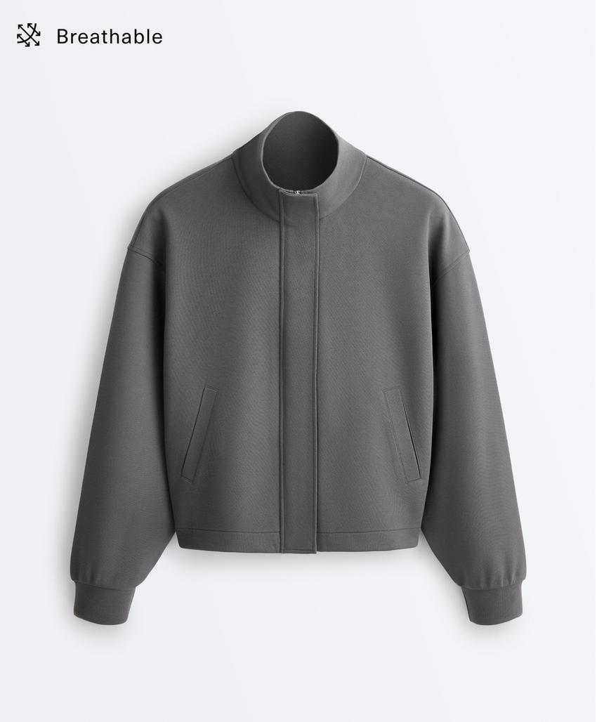 Куртка из пике с хлопком