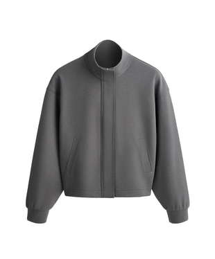 Куртка из пике с хлопком- Заказать в России