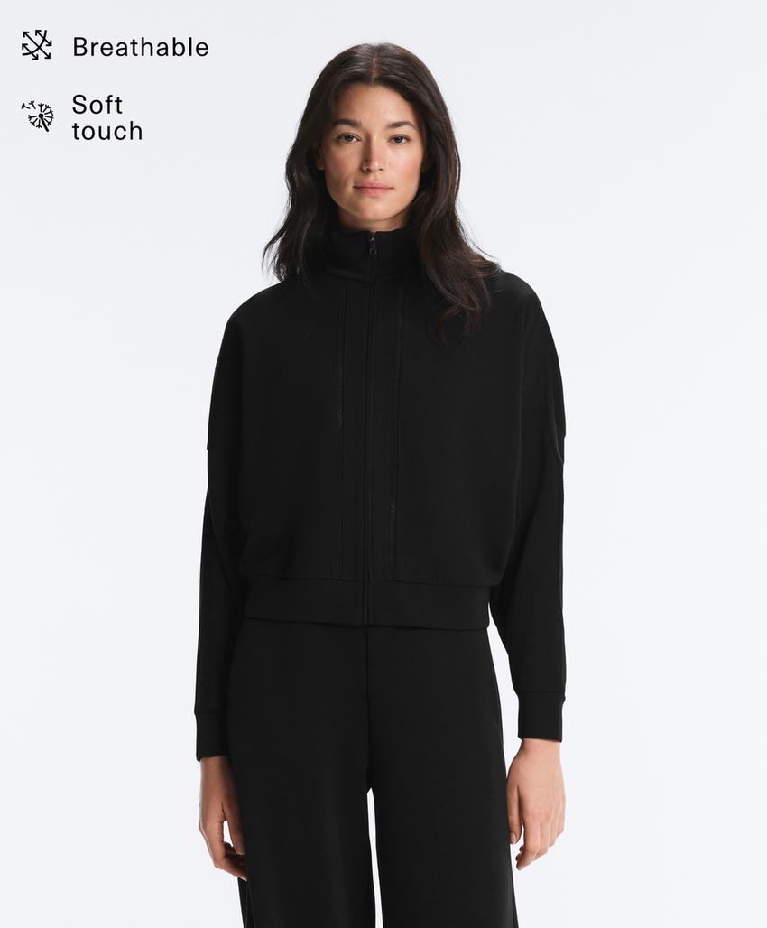 Куртка с модалом и вышивкой