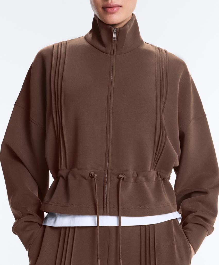 Куртка с модалом, мягкая на ощупь, с окантовкой