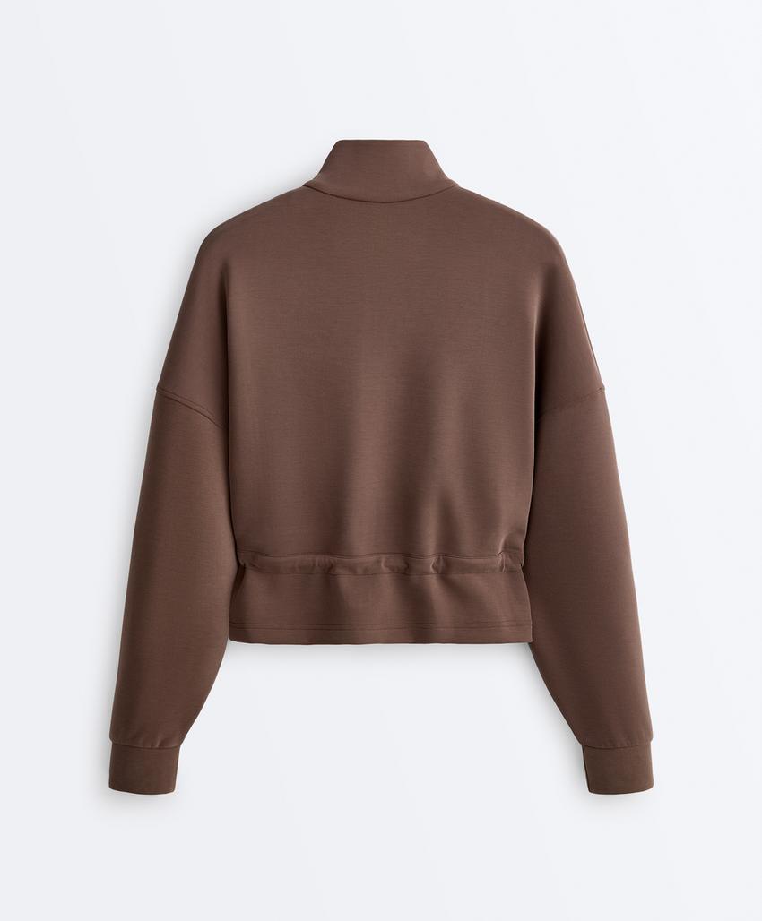 Куртка с модалом, мягкая на ощупь, с окантовкой