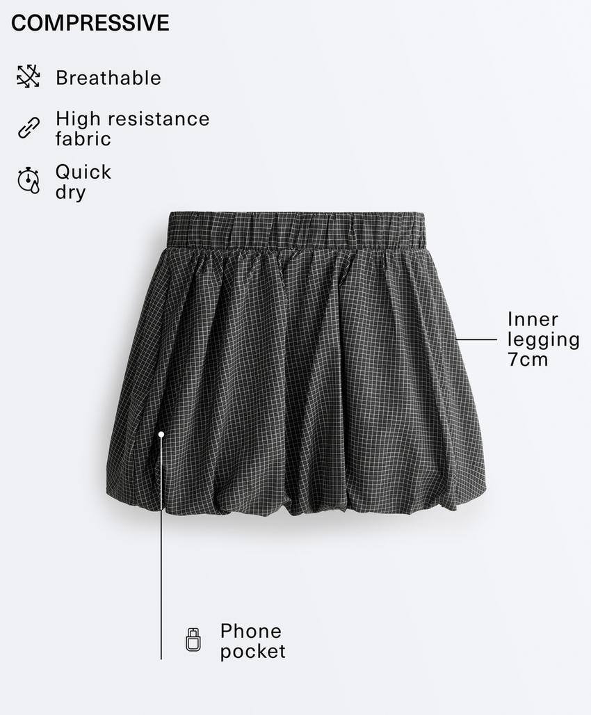 Юбка-баллон Compressive в клетку