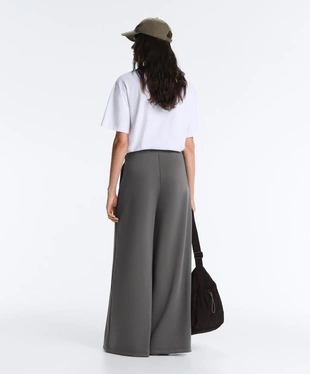 Широкие брюки  из пике- Заказать в России