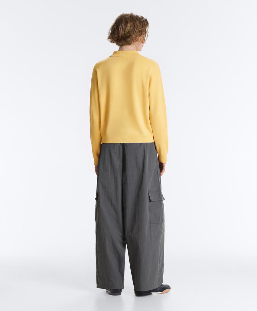 Длинные водоотталкивающие брюки карго из нейлона